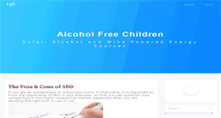 Desktop Screenshot of alcoholfreechildren.org